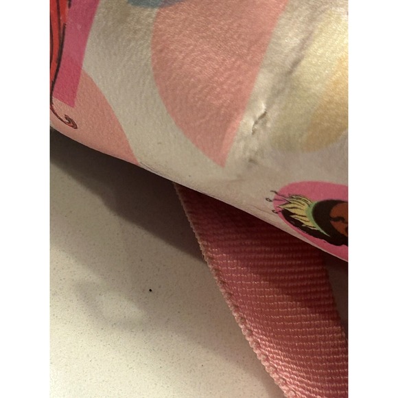 Disney Princess Mini Backpack Pink All-Over Print Ariel Belle Mulan - Picture 3 of 4